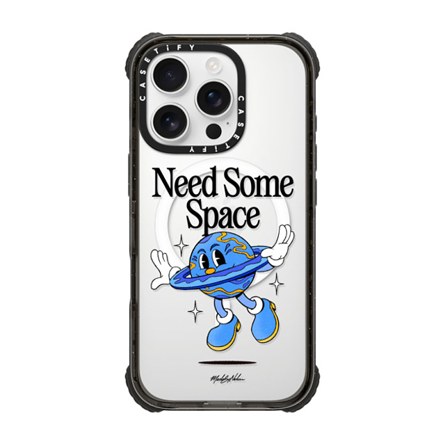 Made by Nelson x CASETiFY iPhone 16 Pro Case Black ウルトラ インパクトケース MagSafe 対応 Need Some Space Clear by Made By Nelson Made by Nelson x CASETiFY iPhone 16 Pro Case Black ウルトラ インパクトケース MagSafe 対応 Need Some Space Clear by Made By Nelson