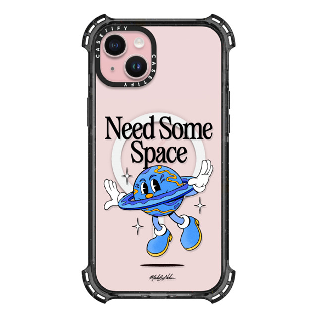 Made by Nelson x CASETiFY iPhone 15 Plus Case Black バウンスケース Need Some Space Clear by Made By Nelson Made by Nelson x CASETiFY iPhone 15 Plus Case Black バウンスケース Need Some Space Clear by Made By Nelson