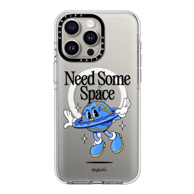 Made by Nelson x CASETiFY iPhone 15 Pro Max ケース クリア クリア ケース MagSafe対応 Need Some Space Clear by Made By Nelson