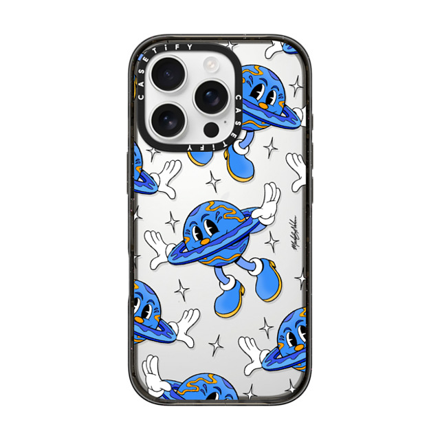 Made by Nelson x CASETiFY iPhone 16 Pro ケース Cartoon,Pattern ブラック インパクトケース Need Some Space by Made By Nelson Back to School Made by Nelson x CASETiFY iPhone 16 Pro ケース Cartoon,Pattern ブラック インパクトケース Need Some Space by Made By Nelson Back to School