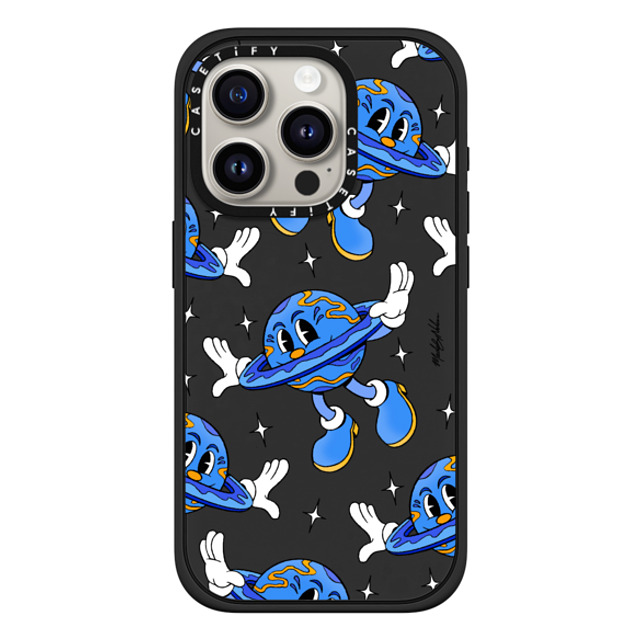 Made by Nelson x CASETiFY iPhone 15 Pro ケース Cartoon,Pattern マットブラック インパクトケース MagSafe対応 Need Some Space by Made By Nelson Back to School Made by Nelson x CASETiFY iPhone 15 Pro ケース Cartoon,Pattern マットブラック インパクトケース MagSafe対応 Need Some Space by Made By Nelson Back to School