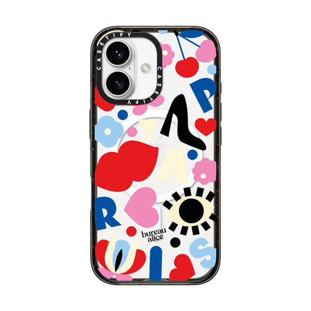 CASETiFY iPhone 16 Case Black Impact Case MagSafe Compatible Alice Bureau - Stickers alice hoffmann Back to School CASETiFY iPhone 16 Case Black Impact Case MagSafe Compatible Alice Bureau - Stickers alice hoffmann Back to School