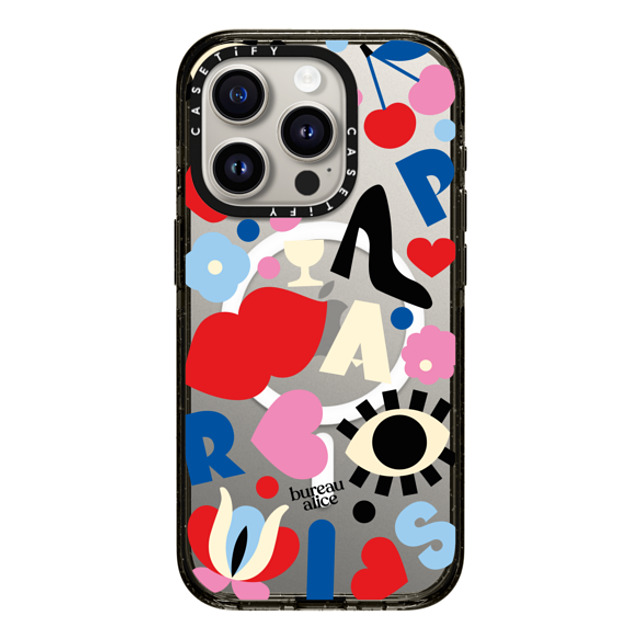 CASETiFY iPhone 15 Pro Case Black Impact Case MagSafe Compatible Alice Bureau - Stickers alice hoffmann Back to School CASETiFY iPhone 15 Pro Case Black Impact Case MagSafe Compatible Alice Bureau - Stickers alice hoffmann Back to School