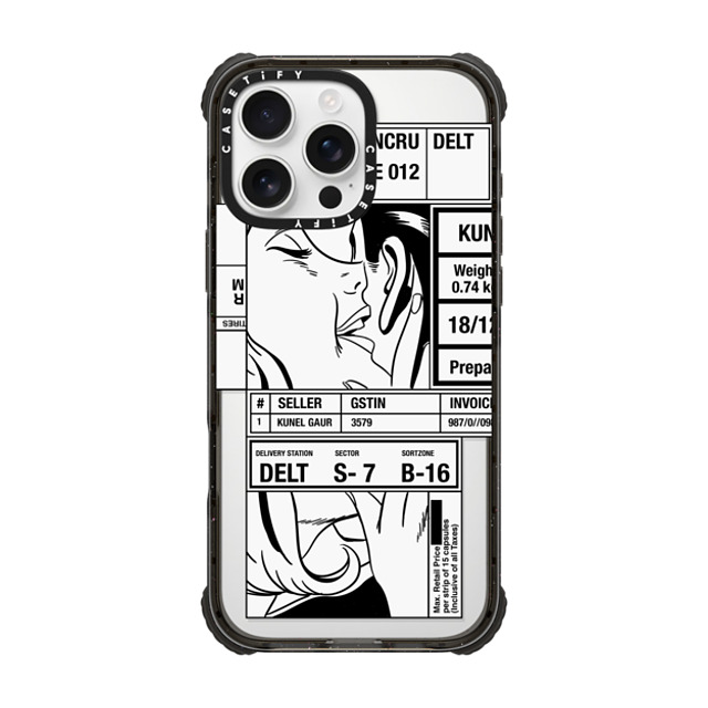 Kunel Gaur x CASETiFY iPhone 16 Pro Max ケース Sticker,Dark Academia ブラック ウルトラ インパクトケース MagSafe 対応 The Secret Father's Day Kunel Gaur x CASETiFY iPhone 16 Pro Max ケース Sticker,Dark Academia ブラック ウルトラ インパクトケース MagSafe 対応 The Secret Father's Day