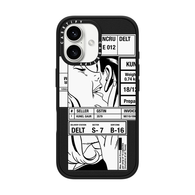Kunel Gaur x CASETiFY iPhone 16 ケース Sticker,Dark Academia マットブラック インパクトケース MagSafe対応 The Secret Father's Day Kunel Gaur x CASETiFY iPhone 16 ケース Sticker,Dark Academia マットブラック インパクトケース MagSafe対応 The Secret Father's Day