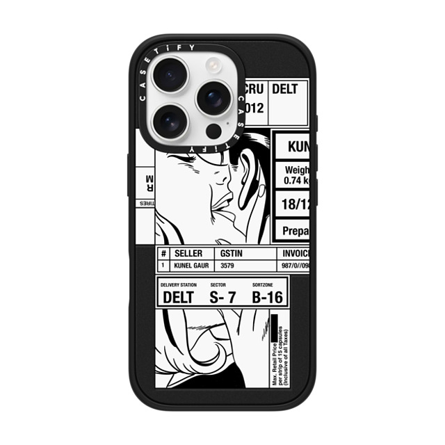 Kunel Gaur x CASETiFY iPhone 16 Pro Case Sticker,Dark Academia Matte Black Impact Case MagSafe Compatible The Secret Father's Day Kunel Gaur x CASETiFY iPhone 16 Pro Case Sticker,Dark Academia Matte Black Impact Case MagSafe Compatible The Secret Father's Day