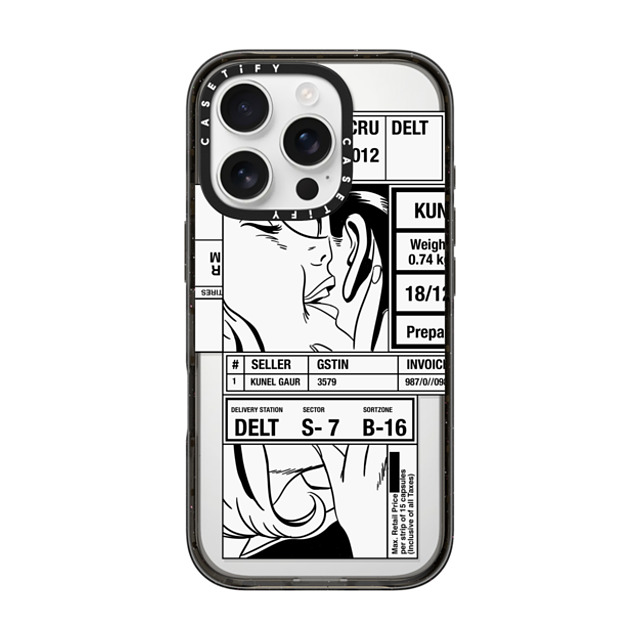 Kunel Gaur x CASETiFY iPhone 16 Pro ケース Sticker,Dark Academia ブラック インパクトケース The Secret Mother's Day Kunel Gaur x CASETiFY iPhone 16 Pro ケース Sticker,Dark Academia ブラック インパクトケース The Secret Mother's Day