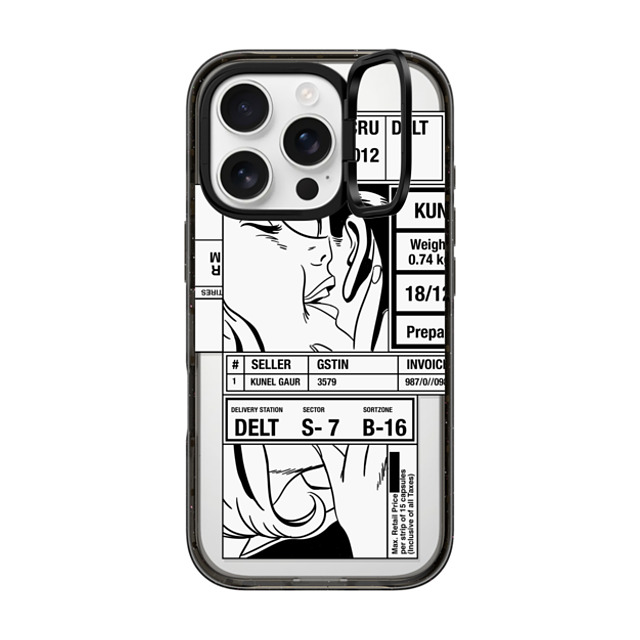 Kunel Gaur x CASETiFY iPhone 16 Pro Case Sticker,Dark Academia Black インパクトリングスタンドケース MagSafe対応 The Secret Father's Day Kunel Gaur x CASETiFY iPhone 16 Pro Case Sticker,Dark Academia Black インパクトリングスタンドケース MagSafe対応 The Secret Father's Day