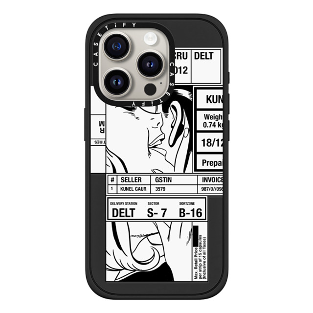 Kunel Gaur x CASETiFY iPhone 15 Pro ケース Sticker,Dark Academia マットブラック インパクトケース MagSafe対応 The Secret Mother's Day Kunel Gaur x CASETiFY iPhone 15 Pro ケース Sticker,Dark Academia マットブラック インパクトケース MagSafe対応 The Secret Mother's Day