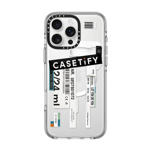 Kunel Gaur x CASETiFY iPhone 16 Pro Max ケース クリア クリア ケース MagSafe対応 Casetify