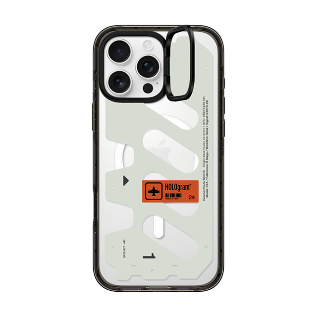 Kunel Gaur x CASETiFY iPhone 16 Pro Max ケース Futurism,Hype ブラック インパクトリングスタンドケース MagSafe対応 HOLOgram (White) Back to School Kunel Gaur x CASETiFY iPhone 16 Pro Max ケース Futurism,Hype ブラック インパクトリングスタンドケース MagSafe対応 HOLOgram (White) Back to School