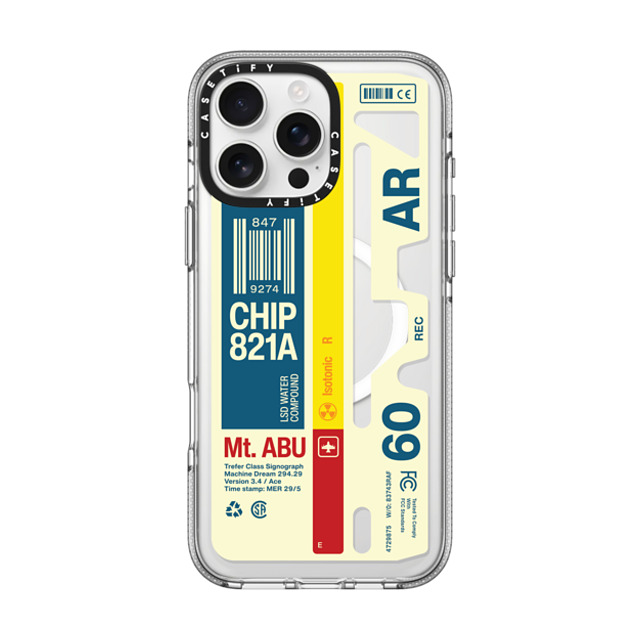 Kunel Gaur x CASETiFY iPhone 16 Pro Max ケース Futurism,Hype クリア クリア ケース MagSafe対応 CHIP 821A Father's Day Kunel Gaur x CASETiFY iPhone 16 Pro Max ケース Futurism,Hype クリア クリア ケース MagSafe対応 CHIP 821A Father's Day