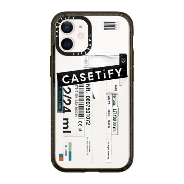 Kunel Gaur x CASETiFY iPhone 12 mini ケース Sticker,Street Art ブラック インパクトケース CASETiFY Father's Day Kunel Gaur x CASETiFY iPhone 12 mini ケース Sticker,Street Art ブラック インパクトケース CASETiFY Father's Day