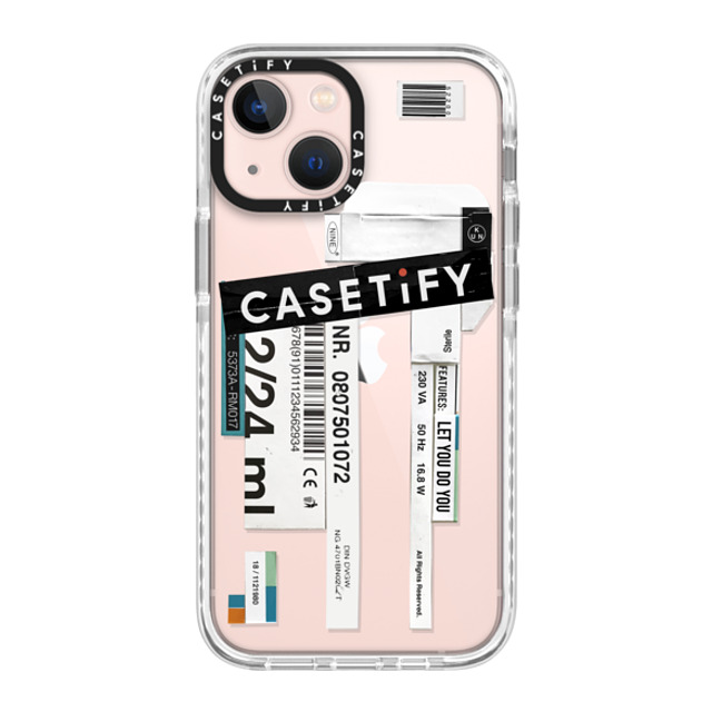 Kunel Gaur x CASETiFY iPhone 13 Mini ケース Glossy Frost インパクトケース CASETiFY