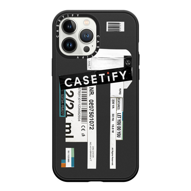 Kunel Gaur x CASETiFY iPhone 13 Pro Max Case Sticker,Street Art マットブラック Impact Case MagSafe Compatible CASETiFY Mother's Day Kunel Gaur x CASETiFY iPhone 13 Pro Max Case Sticker,Street Art マットブラック Impact Case MagSafe Compatible CASETiFY Mother's Day
