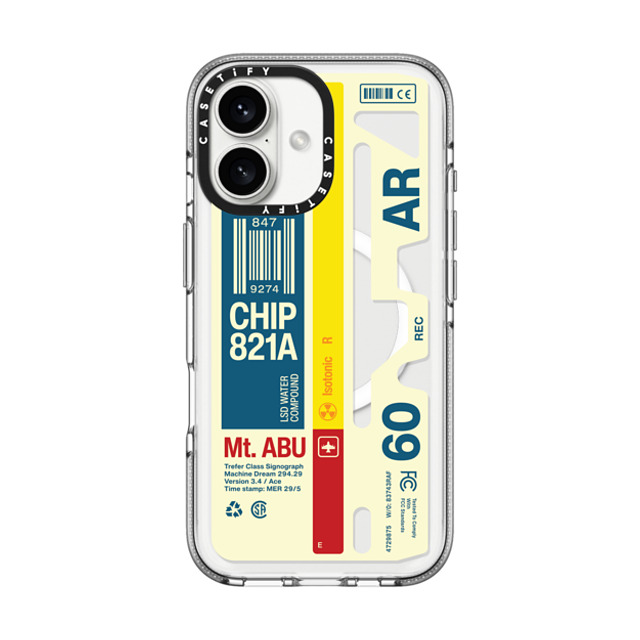 Kunel Gaur x CASETiFY iPhone 16 Case Futurism,Hype Clear Clear Case MagSafe Compatible CHIP 821A Father's Day Kunel Gaur x CASETiFY iPhone 16 Case Futurism,Hype Clear Clear Case MagSafe Compatible CHIP 821A Father's Day