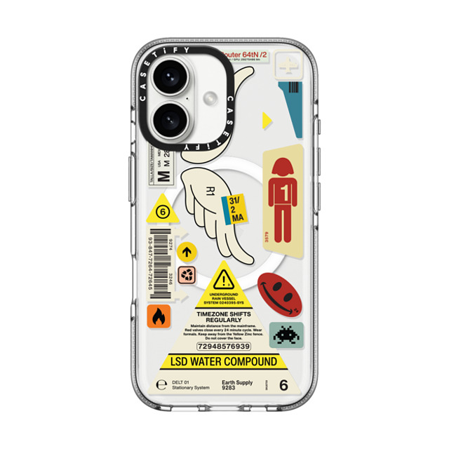 Kunel Gaur x CASETiFY iPhone 16 Case Futurism,Hype Clear Clear Case MagSafe Compatible Timezone Father's Day Kunel Gaur x CASETiFY iPhone 16 Case Futurism,Hype Clear Clear Case MagSafe Compatible Timezone Father's Day