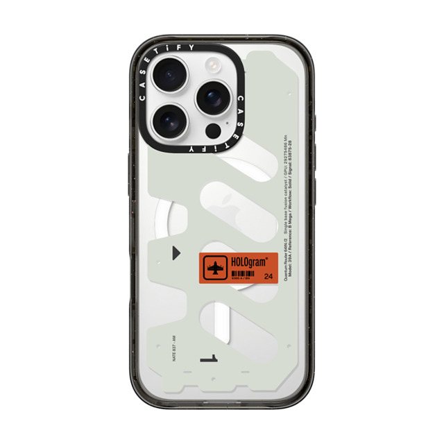 Kunel Gaur x CASETiFY iPhone 16 Pro Case Futurism,Hype Black Impact Case MagSafe Compatible HOLOgram (White) Back to School Kunel Gaur x CASETiFY iPhone 16 Pro Case Futurism,Hype Black Impact Case MagSafe Compatible HOLOgram (White) Back to School