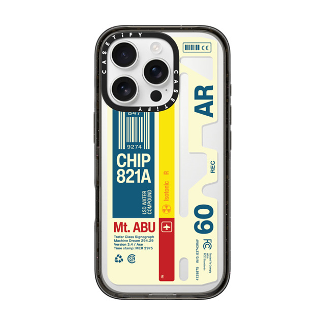 Kunel Gaur x CASETiFY iPhone 16 Pro ケース Futurism,Hype ブラック インパクトケース CHIP 821A Father's Day Kunel Gaur x CASETiFY iPhone 16 Pro ケース Futurism,Hype ブラック インパクトケース CHIP 821A Father's Day