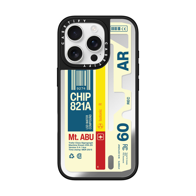 Kunel Gaur x CASETiFY iPhone 16 Pro Case Futurism,Hype Silver on Black ミラーケース MagSafe対応 CHIP 821A Father's Day Kunel Gaur x CASETiFY iPhone 16 Pro Case Futurism,Hype Silver on Black ミラーケース MagSafe対応 CHIP 821A Father's Day
