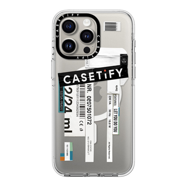 Kunel Gaur x CASETiFY iPhone 15 Pro Max ケース クリア クリア ケース MagSafe対応 Casetify