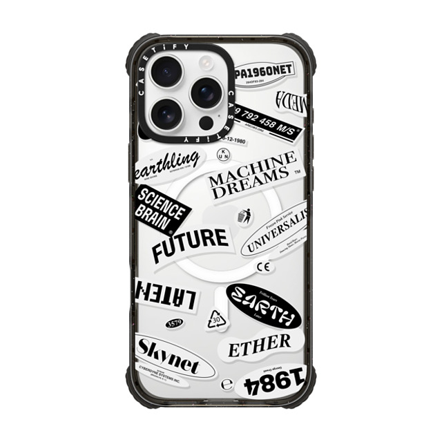 Kunel Gaur x CASETiFY iPhone 16 Pro Max Case Sticker,Typography Black ウルトラ インパクトケース MagSafe 対応 Codex Father's Day Kunel Gaur x CASETiFY iPhone 16 Pro Max Case Sticker,Typography Black ウルトラ インパクトケース MagSafe 対応 Codex Father's Day