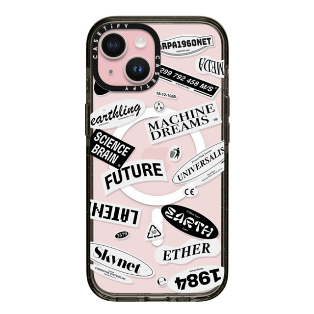 Kunel Gaur x CASETiFY iPhone 15 Case Sticker,Typography Black Impact Case MagSafe Compatible Codex Mother's Day Kunel Gaur x CASETiFY iPhone 15 Case Sticker,Typography Black Impact Case MagSafe Compatible Codex Mother's Day