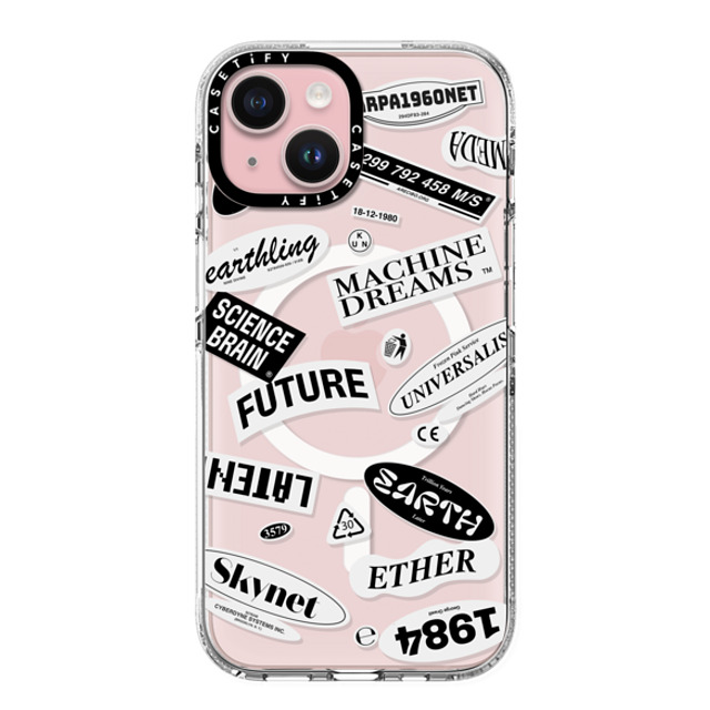 Kunel Gaur x CASETiFY iPhone 15 Case Sticker,Typography クリア クリア ケース MagSafe対応 Codex Mother's Day Kunel Gaur x CASETiFY iPhone 15 Case Sticker,Typography クリア クリア ケース MagSafe対応 Codex Mother's Day