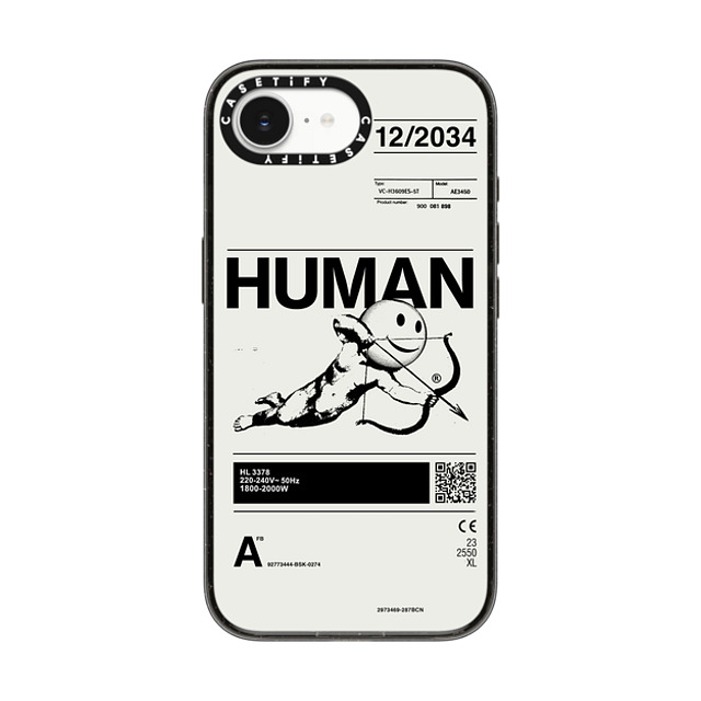 Kunel Gaur x CASETiFY iPhone 16e Case Icon,Typography Black Impact Case MagSafe Compatible Human Back to School Kunel Gaur x CASETiFY iPhone 16e Case Icon,Typography Black Impact Case MagSafe Compatible Human Back to School