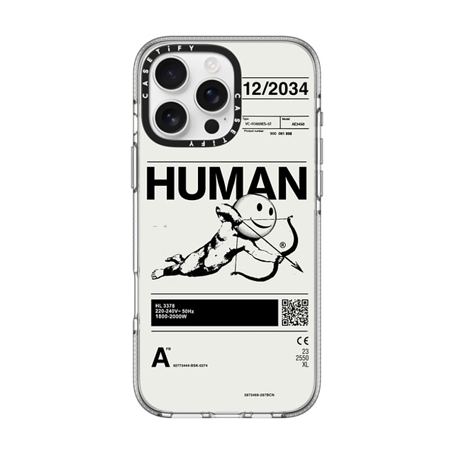 Kunel Gaur x CASETiFY iPhone 16 Pro Max Case Icon,Typography Clear Clear Case MagSafe Compatible Human Father's Day Kunel Gaur x CASETiFY iPhone 16 Pro Max Case Icon,Typography Clear Clear Case MagSafe Compatible Human Father's Day