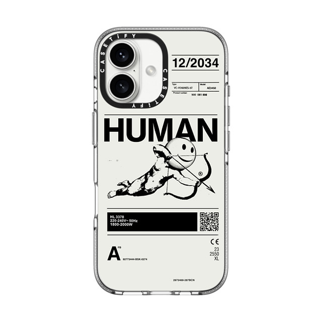 Kunel Gaur x CASETiFY iPhone 16 ケース Icon,Typography クリア クリア ケース MagSafe対応 Human Father's Day Kunel Gaur x CASETiFY iPhone 16 ケース Icon,Typography クリア クリア ケース MagSafe対応 Human Father's Day