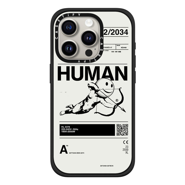 Kunel Gaur x CASETiFY iPhone 15 Pro Case Icon,Typography Matte Black Impact Case MagSafe Compatible Human Back to School Kunel Gaur x CASETiFY iPhone 15 Pro Case Icon,Typography Matte Black Impact Case MagSafe Compatible Human Back to School