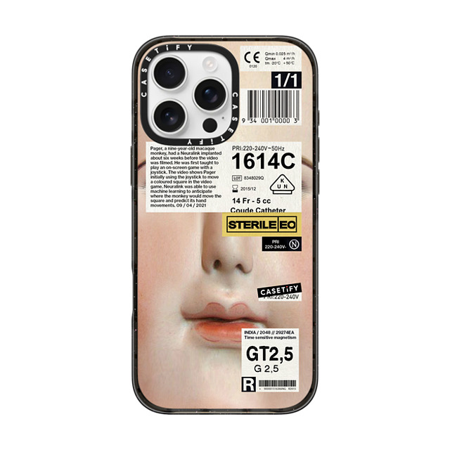Kunel Gaur x CASETiFY iPhone 16 Pro Max Case Sticker,Typography Black Impact Case Neuralink Father's Day Kunel Gaur x CASETiFY iPhone 16 Pro Max Case Sticker,Typography Black Impact Case Neuralink Father's Day