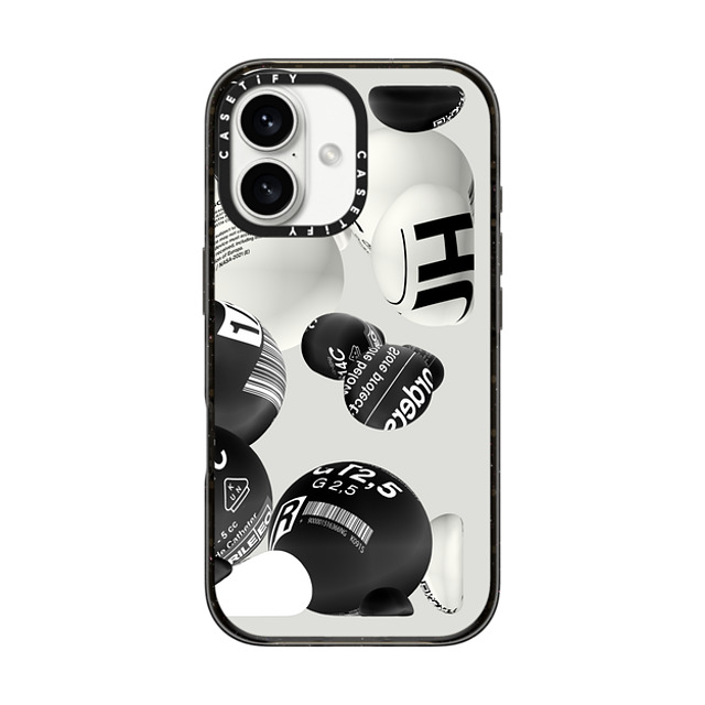 Kunel Gaur x CASETiFY iPhone 16 Case Pattern,Typography Black インパクトケース Ferro Fluid Mother's Day Kunel Gaur x CASETiFY iPhone 16 Case Pattern,Typography Black インパクトケース Ferro Fluid Mother's Day