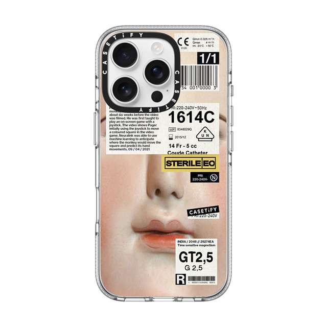 Kunel Gaur x CASETiFY iPhone 16 Pro Case Sticker,Typography Clear Clear Case MagSafe Compatible Neuralink Father's Day Kunel Gaur x CASETiFY iPhone 16 Pro Case Sticker,Typography Clear Clear Case MagSafe Compatible Neuralink Father's Day
