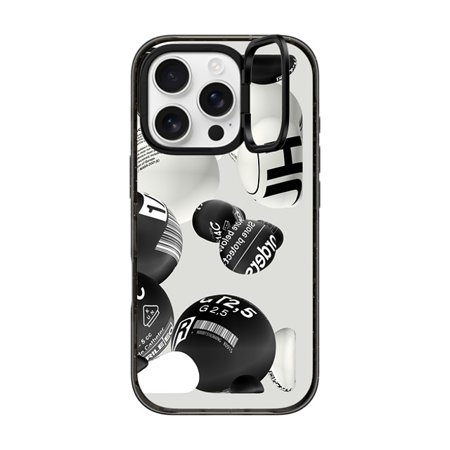 Kunel Gaur x CASETiFY iPhone 16 Pro ケース Pattern,Typography ブラック インパクトリングスタンドケース MagSafe対応 Ferro Fluid Father's Day Kunel Gaur x CASETiFY iPhone 16 Pro ケース Pattern,Typography ブラック インパクトリングスタンドケース MagSafe対応 Ferro Fluid Father's Day