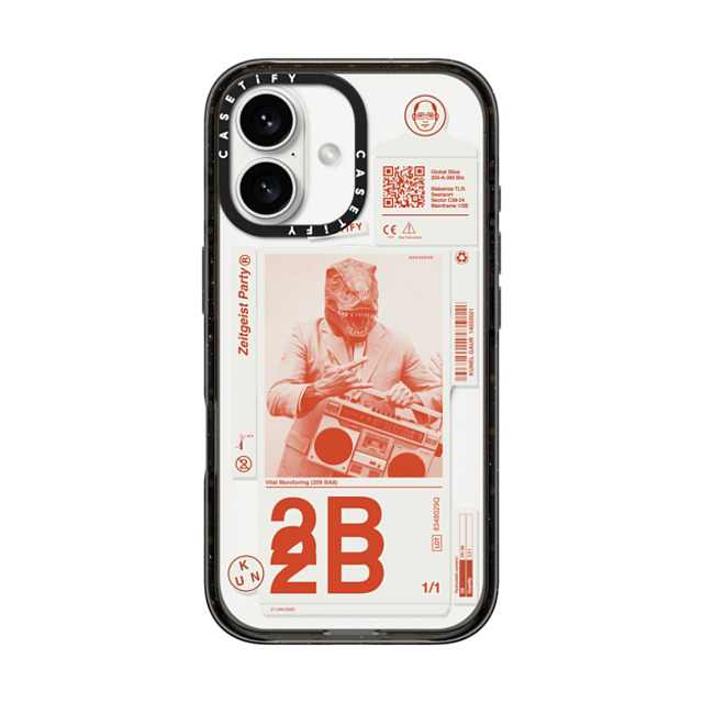 Kunel Gaur x CASETiFY iPhone 16 ケース Sticker,Typography ブラック インパクトケース MagSafe対応 Zeitgeist Party Back to School Kunel Gaur x CASETiFY iPhone 16 ケース Sticker,Typography ブラック インパクトケース MagSafe対応 Zeitgeist Party Back to School