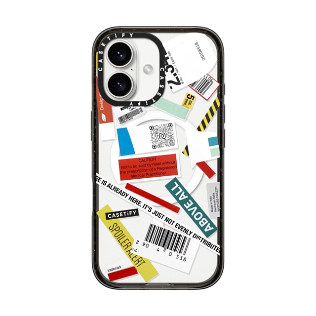 Kunel Gaur x CASETiFY iPhone 16 Case Sticker,Quote Black Impact Case MagSafe Compatible The Future Is Already Here Father's Day Kunel Gaur x CASETiFY iPhone 16 Case Sticker,Quote Black Impact Case MagSafe Compatible The Future Is Already Here Father's Day