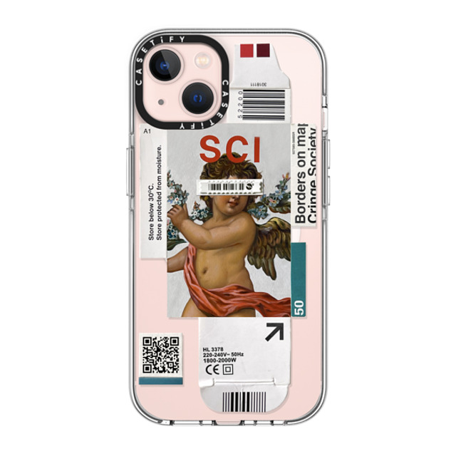 Kunel Gaur x CASETiFY iPhone 13 ケース クリア クリア ケース MagSafe対応 Below 30 Degrees