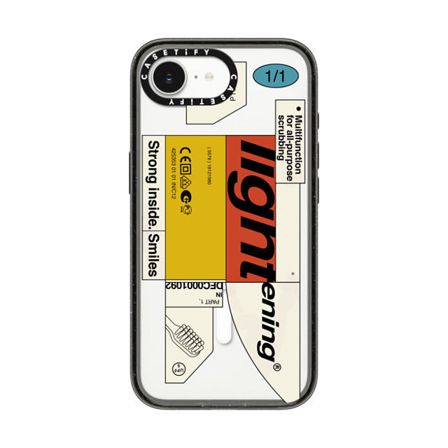 Kunel Gaur x CASETiFY iPhone 16e Case Sticker,Quote Black Impact Case MagSafe Compatible Bleak Lightening Back to School Kunel Gaur x CASETiFY iPhone 16e Case Sticker,Quote Black Impact Case MagSafe Compatible Bleak Lightening Back to School