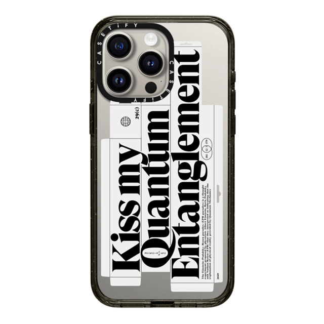 Kunel Gaur x CASETiFY iPhone 15 Pro Max Case Sticker,Quote Black Impact Case MagSafe Compatible Kiss My Quantum Entanglement Mother's Day Kunel Gaur x CASETiFY iPhone 15 Pro Max Case Sticker,Quote Black Impact Case MagSafe Compatible Kiss My Quantum Entanglement Mother's Day