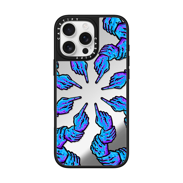 Gonketa x CASETiFY iPhone 16 Pro Max ケース Silver on Black ミラーケース MagSafe対応 Meet You There Back to School Gonketa x CASETiFY iPhone 16 Pro Max ケース Silver on Black ミラーケース MagSafe対応 Meet You There Back to School