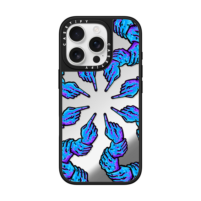 Gonketa x CASETiFY iPhone 16 Pro Case Silver on Black ミラーケース MagSafe対応 Meet You There Back to School Gonketa x CASETiFY iPhone 16 Pro Case Silver on Black ミラーケース MagSafe対応 Meet You There Back to School