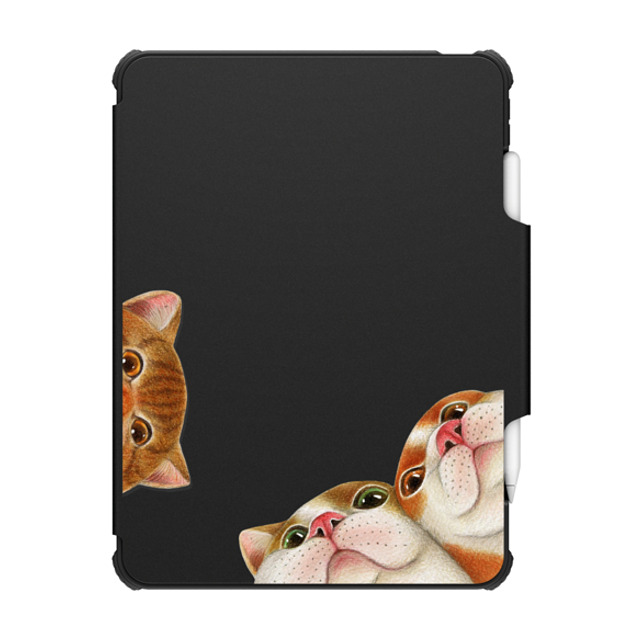 Nyangsongi x CASETiFY iPad Air (第4/5世代) ブラック インパクト フォリオ ケース Wake up!2 Father's Day Nyangsongi x CASETiFY iPad Air (第4/5世代) ブラック インパクト フォリオ ケース Wake up!2 Father's Day