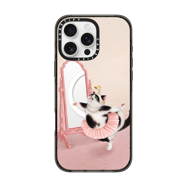 Nyangsongi x CASETiFY iPhone 16 Pro Max Case Cat,Animal Black インパクトケース MagSafe対応 Swan Mother's Day Nyangsongi x CASETiFY iPhone 16 Pro Max Case Cat,Animal Black インパクトケース MagSafe対応 Swan Mother's Day