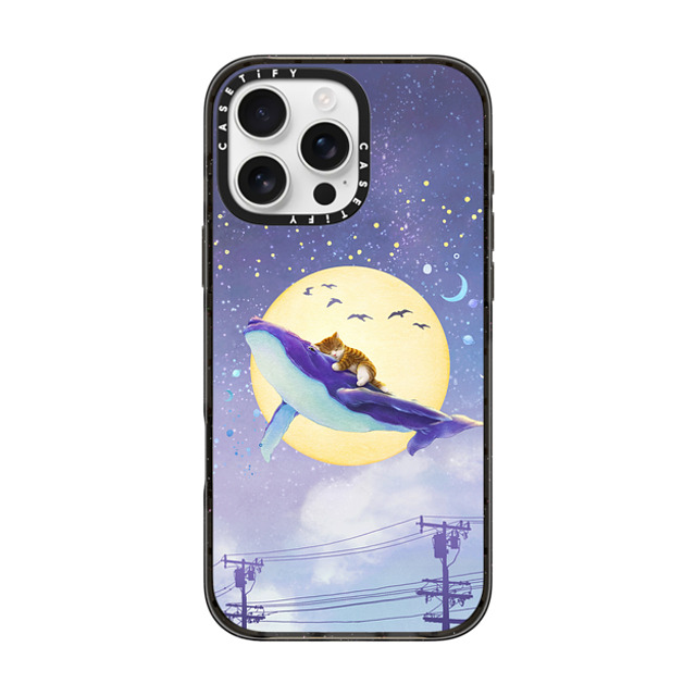 Nyangsongi x CASETiFY iPhone 16 Pro Max Case Cat,Animal Black Impact Case MagSafe Compatible Good night Mother's Day Nyangsongi x CASETiFY iPhone 16 Pro Max Case Cat,Animal Black Impact Case MagSafe Compatible Good night Mother's Day