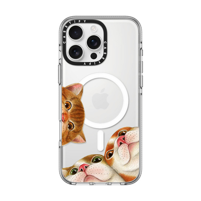 Nyangsongi x CASETiFY iPhone 16 Pro Max ケース クリア クリア ケース MagSafe対応 Wake up! Mother's Day Nyangsongi x CASETiFY iPhone 16 Pro Max ケース クリア クリア ケース MagSafe対応 Wake up! Mother's Day