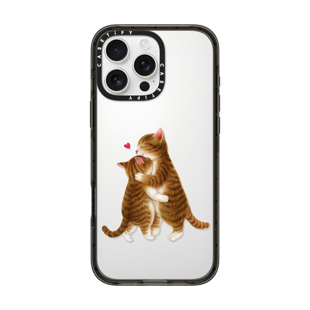 Nyangsongi x CASETiFY iPhone 16 Pro Max ケース ブラック インパクトケース HUG Back to School Nyangsongi x CASETiFY iPhone 16 Pro Max ケース ブラック インパクトケース HUG Back to School