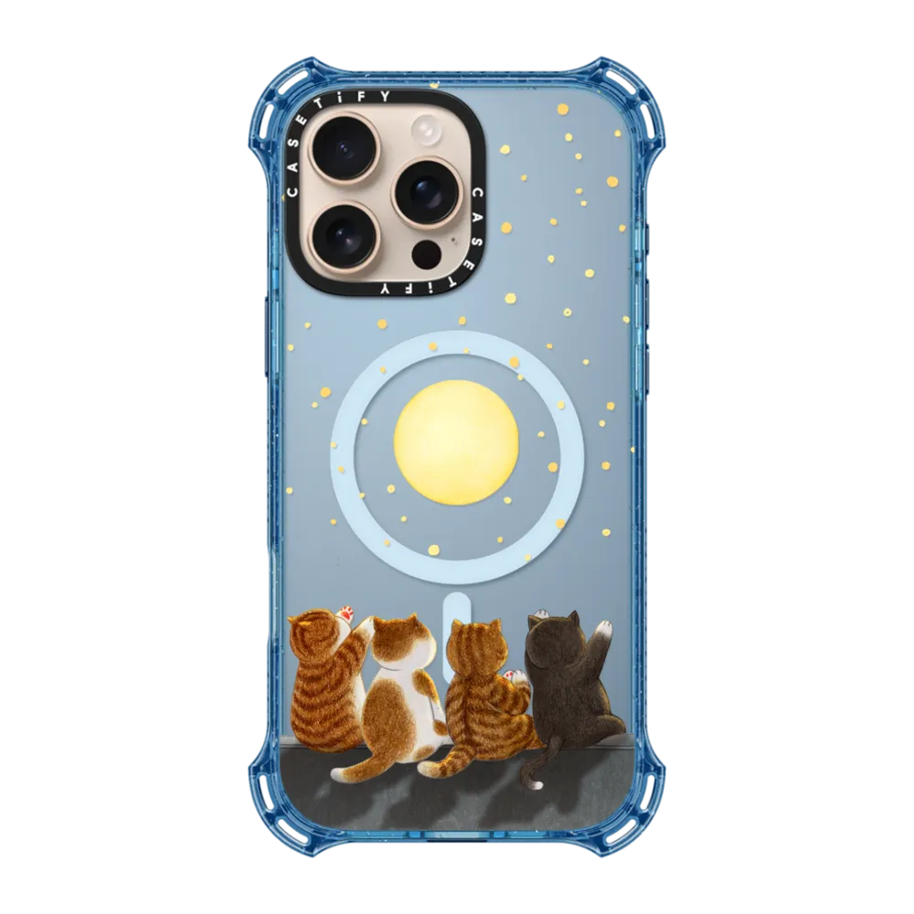 Bounce iPhone 16 Pro Max Case MagSafe Compatible - Full moon