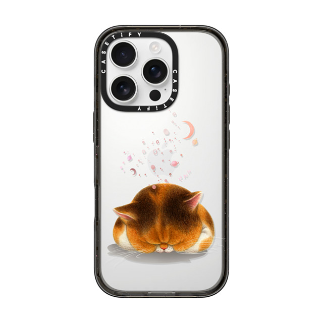 Nyangsongi x CASETiFY iPhone 16 Pro ケース ブラック インパクトケース DEEP SLEEP Nyangsongi x CASETiFY iPhone 16 Pro ケース ブラック インパクトケース DEEP SLEEP